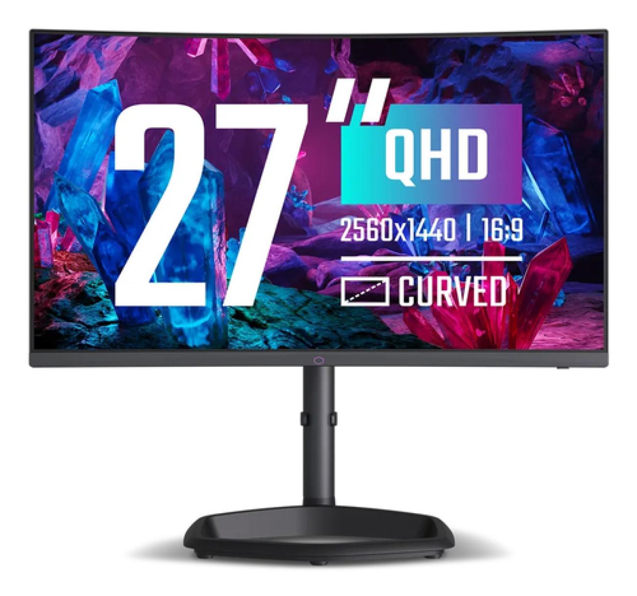 COOLER MASTER MONITOR GAMING CURVO 27 LED VA WQHD 16:9 1MS 400 CDM 240HZ, DP/HDMI, MULTIMEDIALE