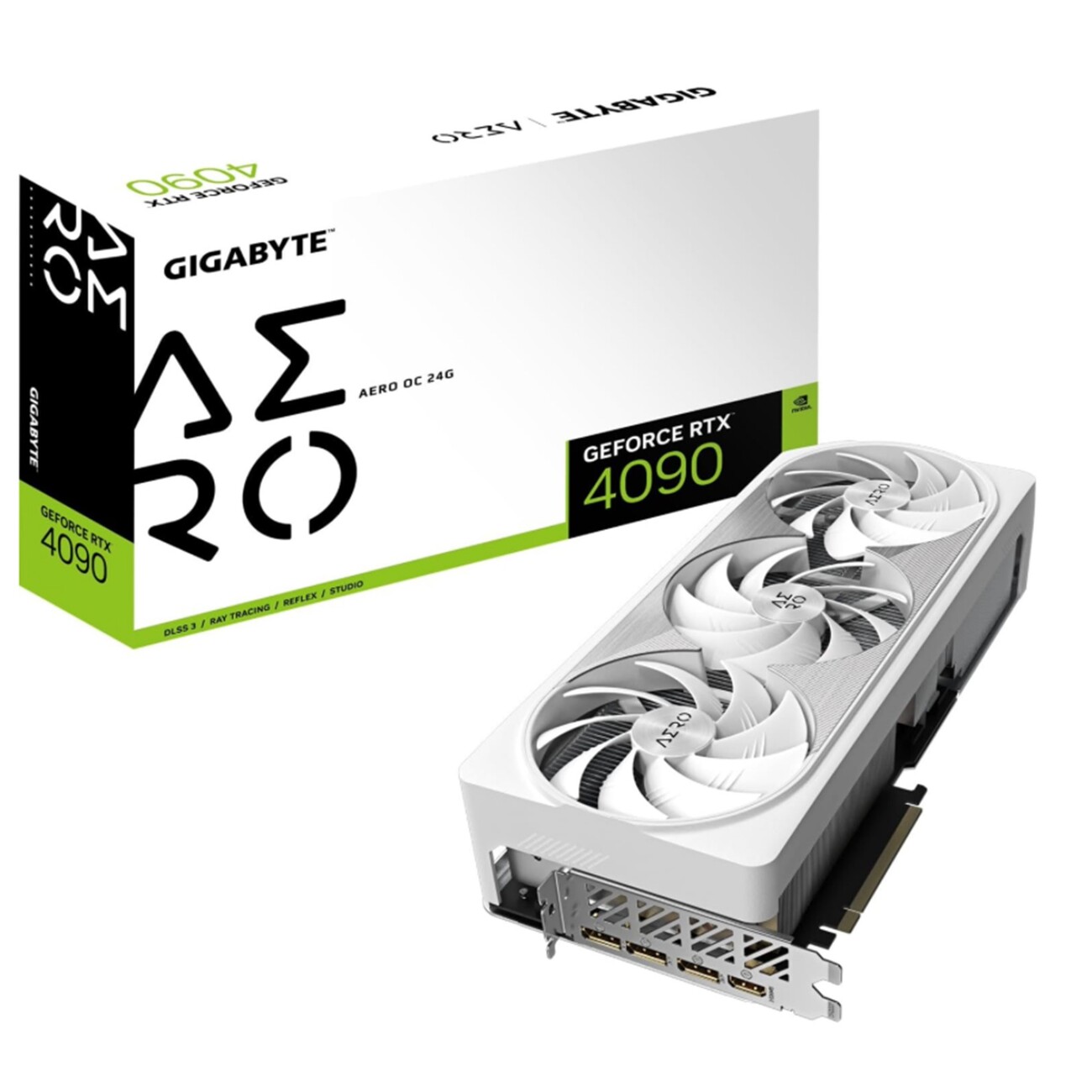 Gigabyte GeForce RTX 4090 AERO OC 24GB GDDR6X DLSS3 1*HDMI/3*DP PCi Ex 4.0 16x