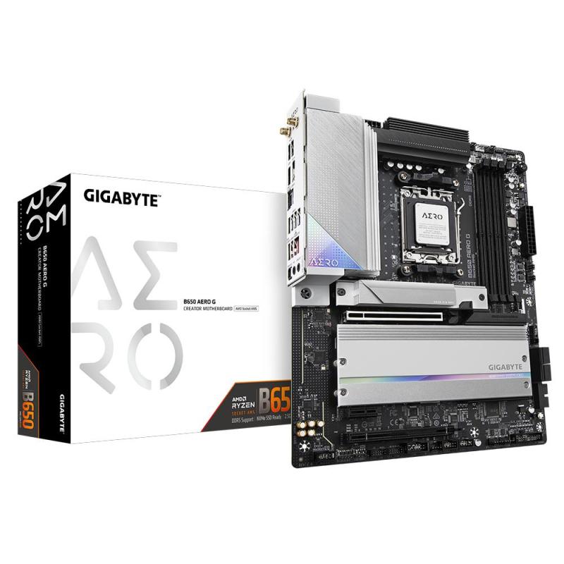 Gigabyte B650 AERO G AMD B650 4*DDR5 3*M.2 4*SataIII AM5 HDMI/DisplayPort ATX Gigabyte