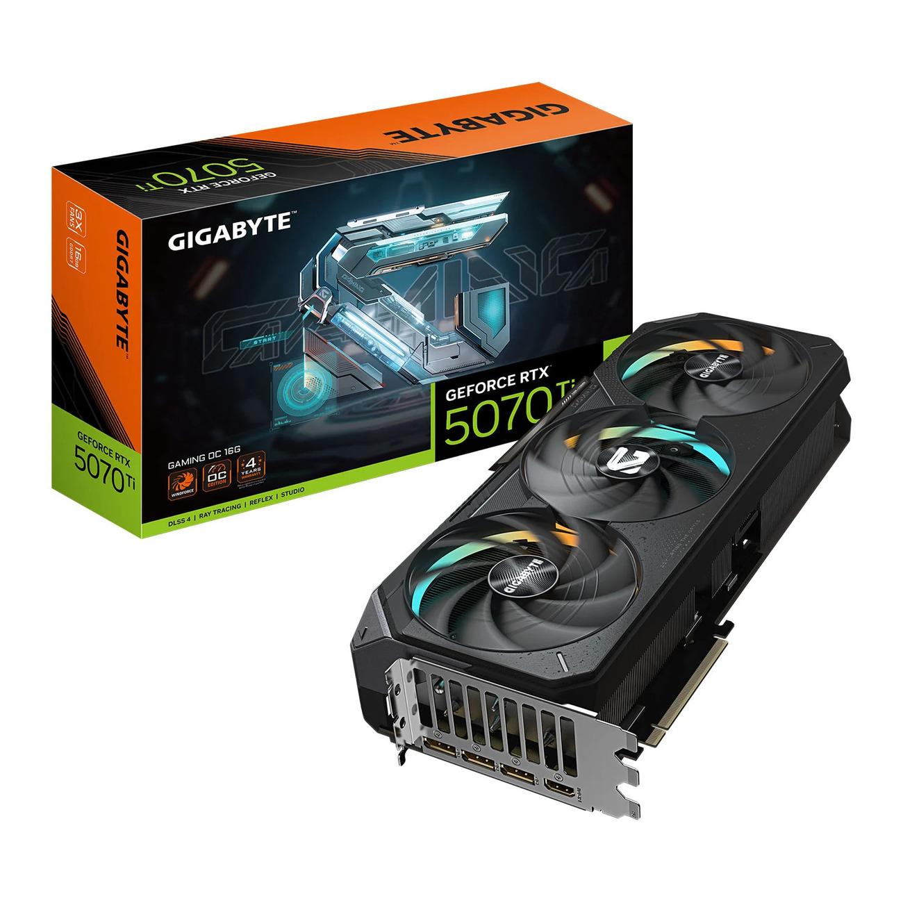 PRE-ORDINE! GIGABYTE GeForce RTX 5070 Ti GAMING OC 16GB GDDR7 DLSS4 1*HDMI/3*DisplayPort PCi Ex...