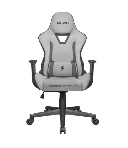 NUWO SEDIA GAMING JUPITE STOFFA BIANCO E GRIGIO NUWO SEDIA GAMING JUPITE STOFFA BIANCO E GRIGIO