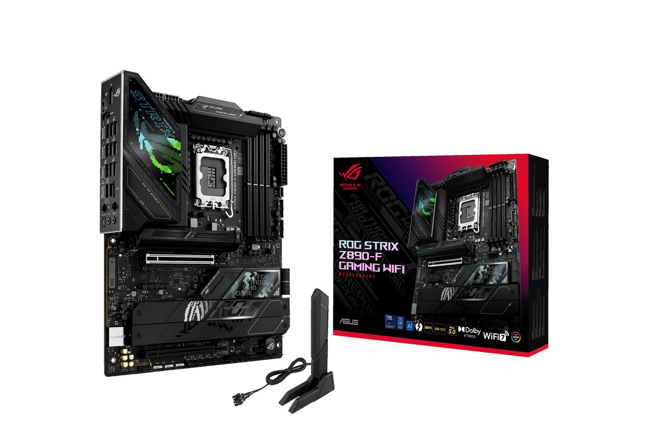 Asus ROG Strix Z890-F Gaming WIFI Intel Z890 4*DDR5 5*M.2 4*SataIII sk1851 HDMI/DisplayPort ATX Asus