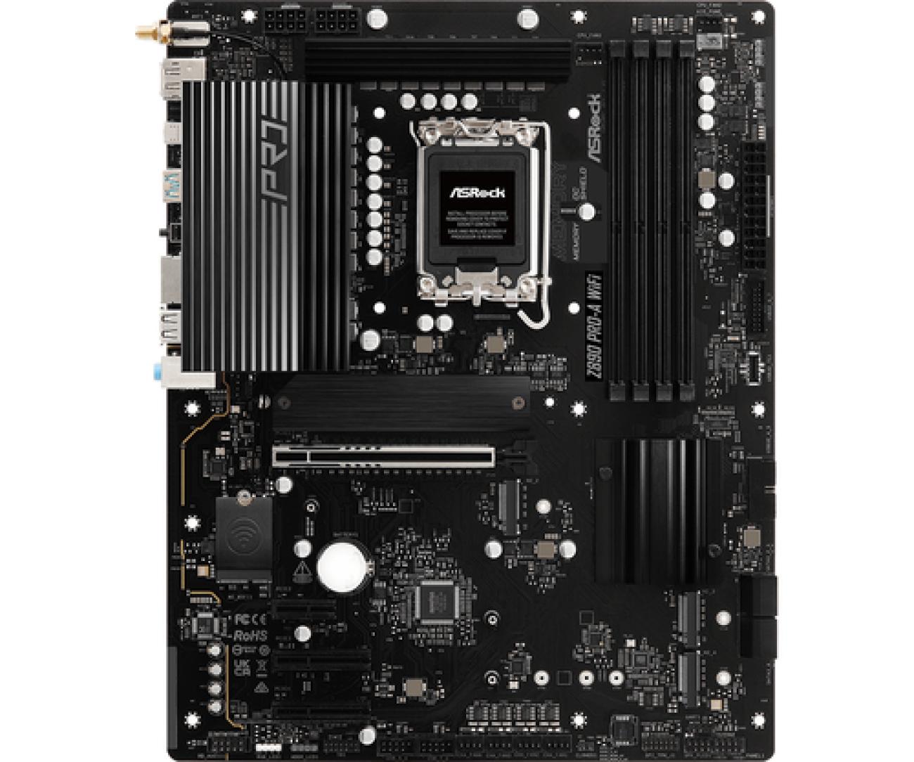 ASROCK MB Z890, Z890 PRO-A WIFI, LGA1851, 4 X DDR5, ATX ASROCK