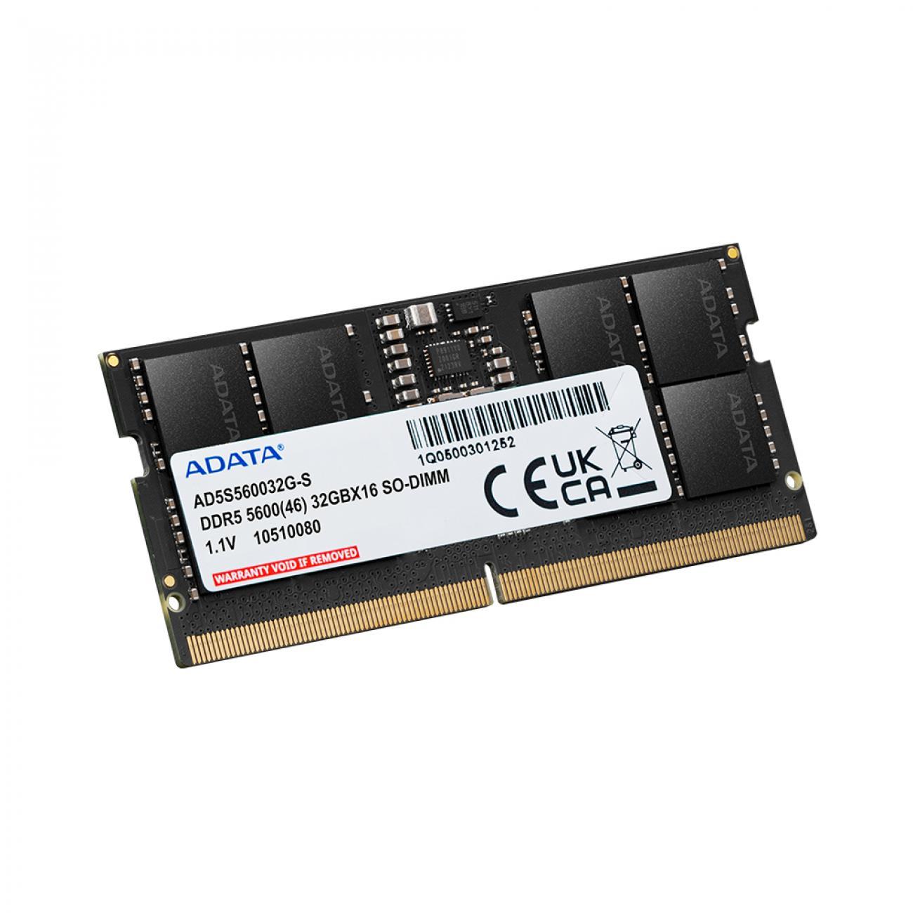 ADATA RAM SODIMM 16GB DDR5 5600MHZ ADATA