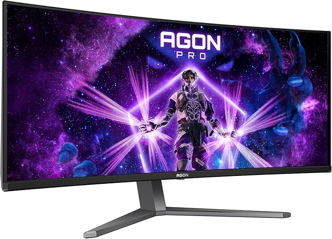 AOC Agon Pro AG346UCD Monitor Curvo 34" QD-OLED 175Hz WQHD 0,03ms Multimediale Hub USB...