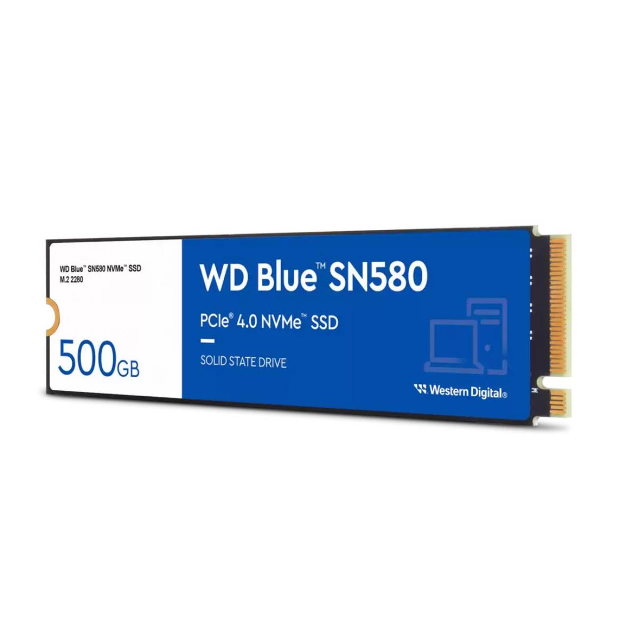 WESTERN DIGITAL SSD INTERNO BLUE SN580 500GB M.2 2280 PCIE 4.0 X4 NVME WESTERN DIGITAL