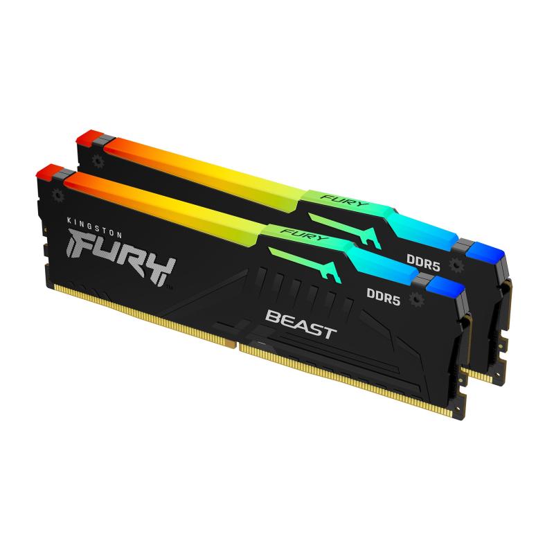 Kingston Fury Beast RGB 32GB Kit 2x16GB DDR5 6000Mhz CL30