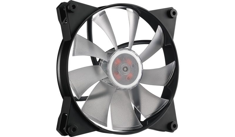 MasterFan Pro 140 Air Pressure RGB PACK, ventola 140mm LED, 500 800 RPM, 3in1 con controller RGB