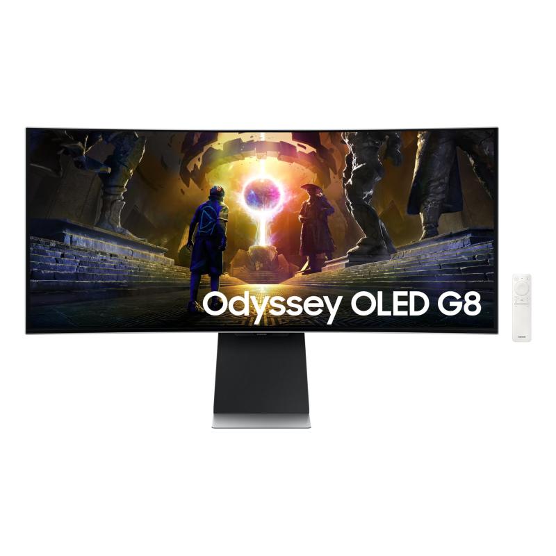 Samsung Odyssey OLED G8 Monitor Gaming Curvo 34'' OLED 175Hz UWQHD 0,03ms Multimediale...