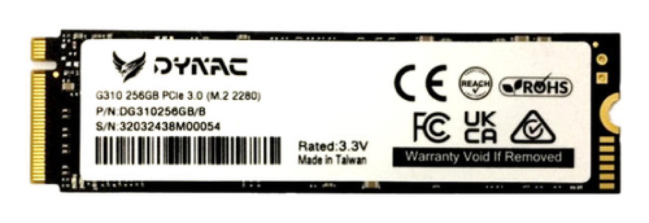 DYNAC SSD INTERNO PCIE GEN3(M.2 2280) 256GB