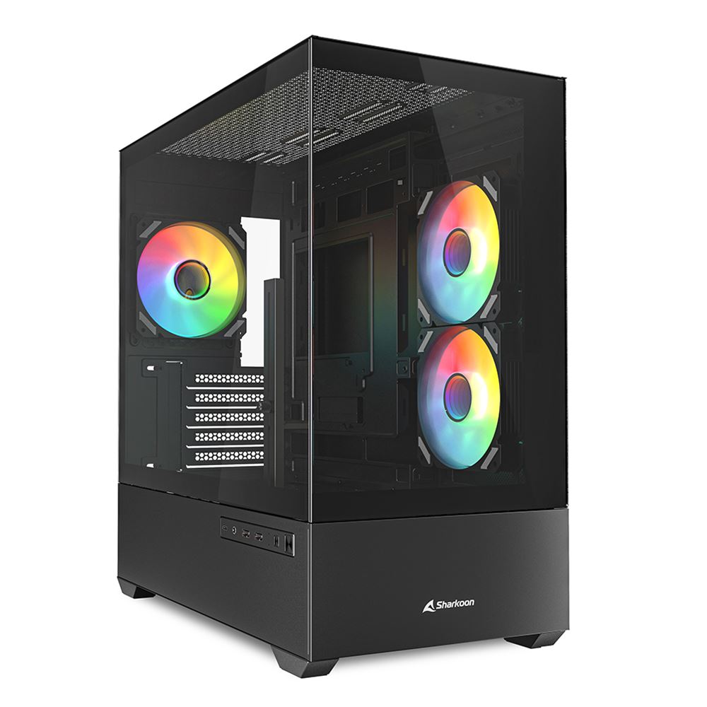 CASE MK6 RGB BLACK MICRO - ATX