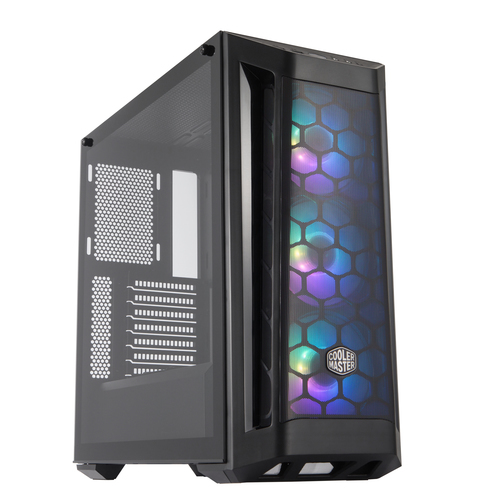 COOLER MASTER CASE MASTERBOX MB511 MID-TOWER ATX, 7 SLOT ESPANSIONE, 2XUSB 3.2, 3X120MM ARGB FAN...