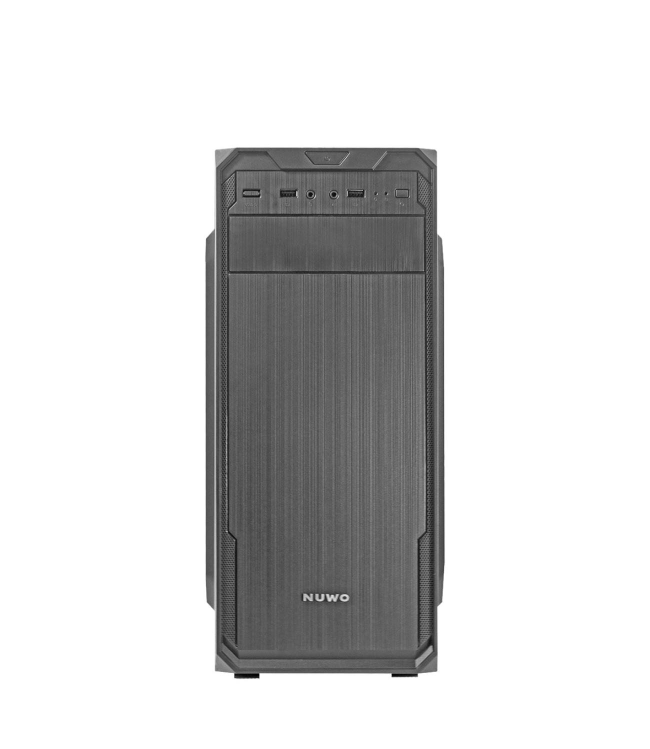 NUWO CASE OFFICE M-ATX JESTER J901 0.4MM SPCC USB 2.0 80MM ALIMENTATORE 400W NERO