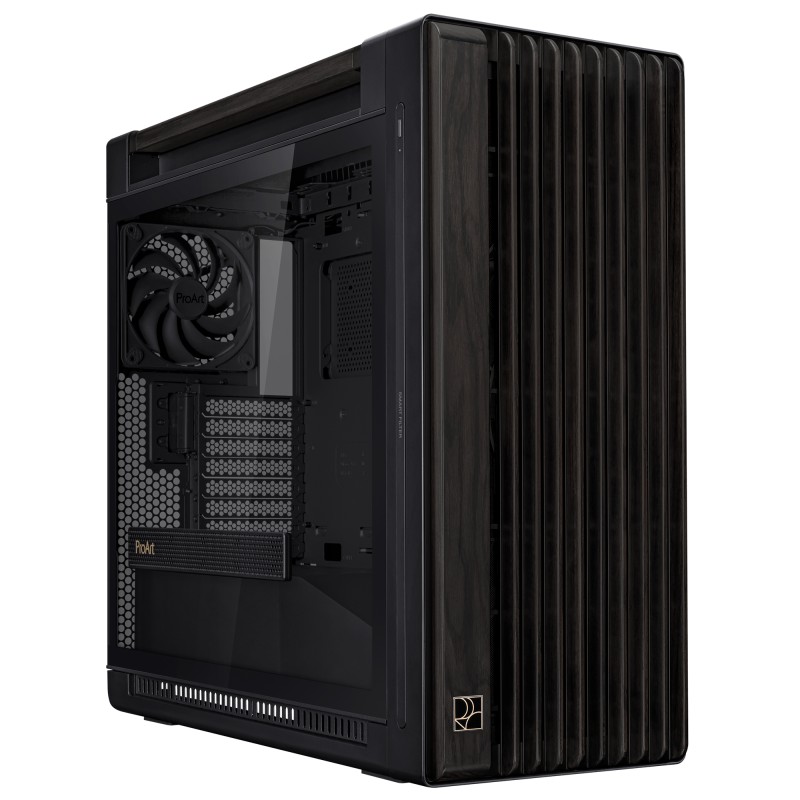 ASUS ProArt PA602 Wood Edition Case Mid Tower Vetro Temperato No-Power E-ATX/ATX/mATX/Mini-ITX