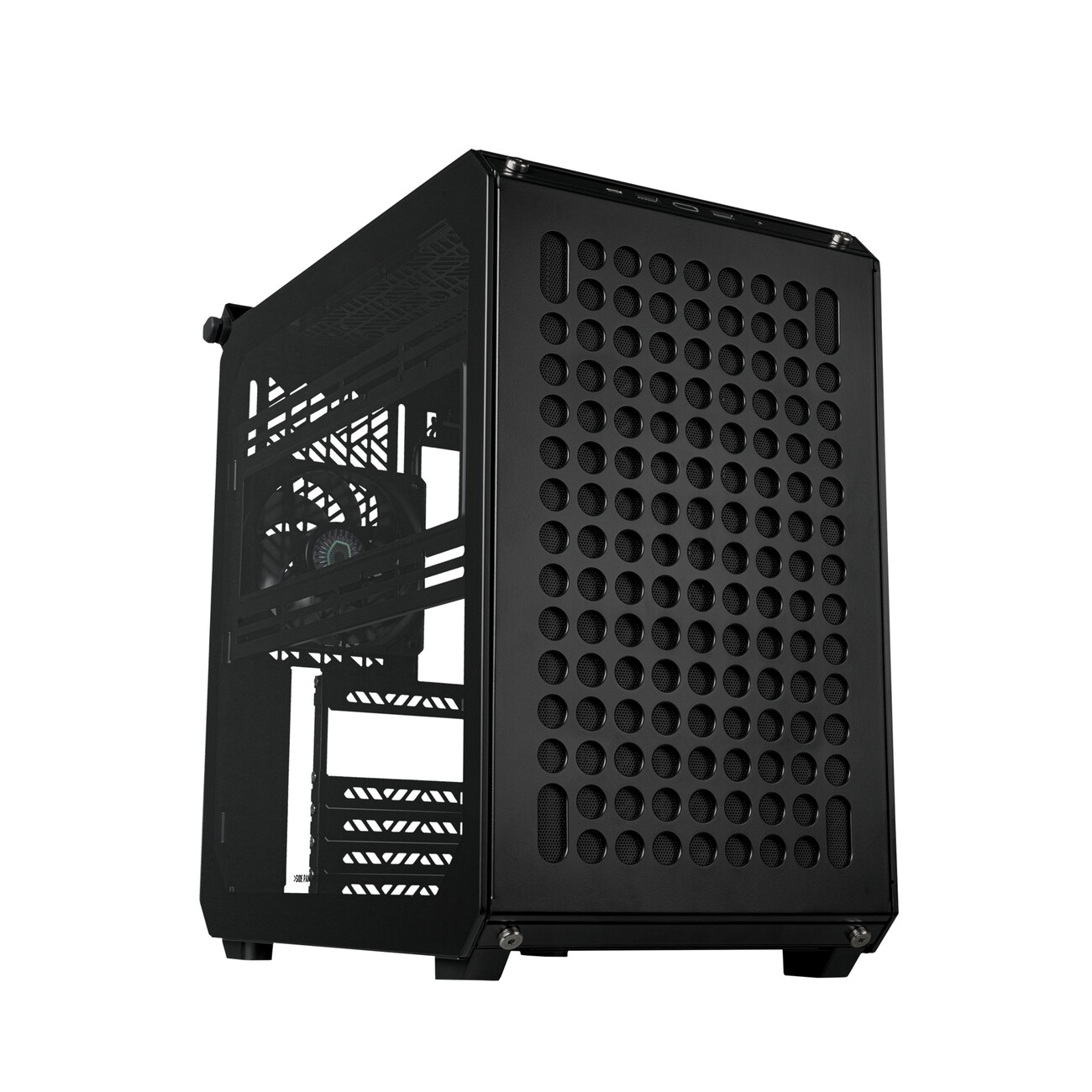 Cooler Master Qube 500 Flatpack Black Middle Tower Vetro Temperato No-Power minITX/mATX/ATX/E-ATX