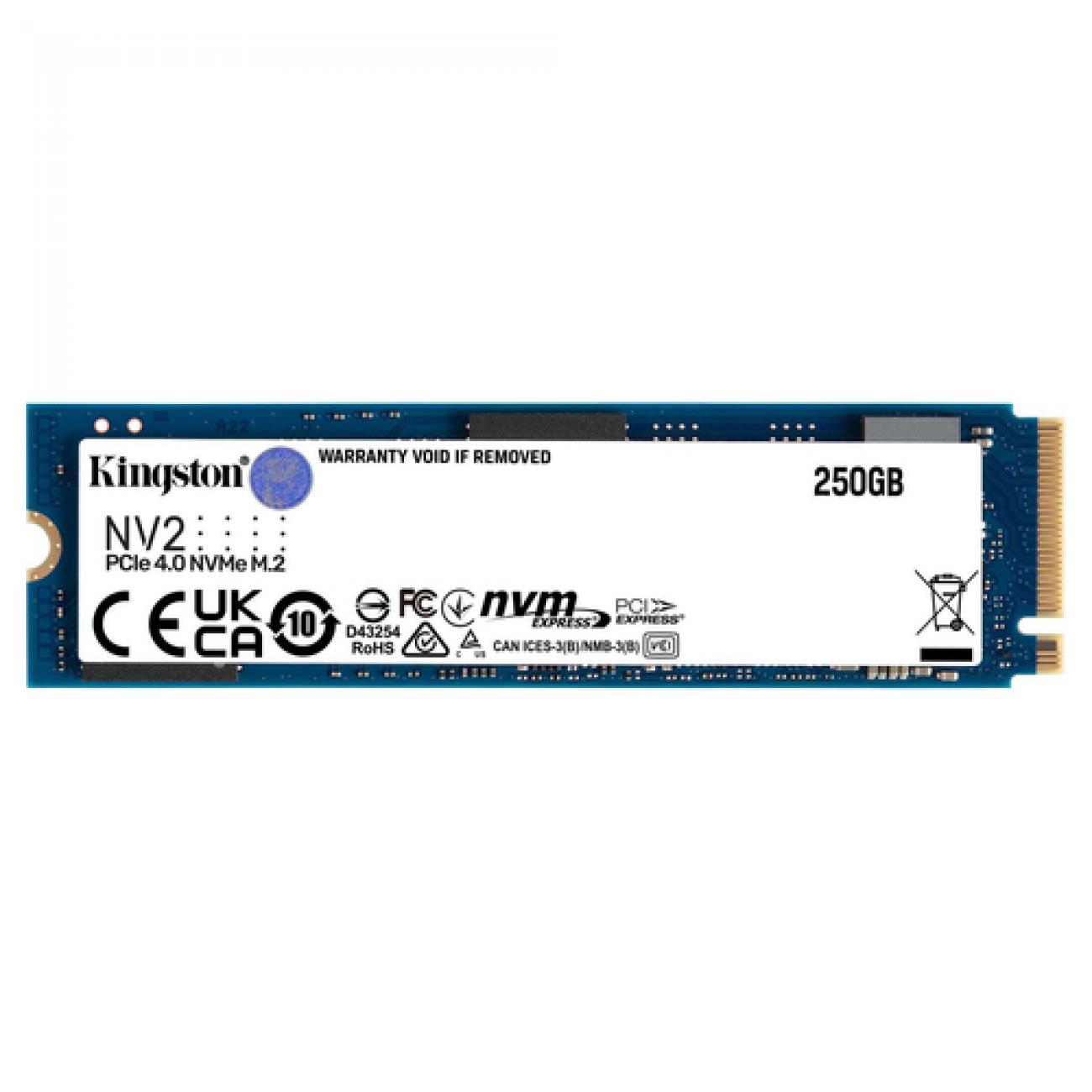 KINGSTON SSD INTERNO NV2 NVM 250GB M.2 PCIe 4.0 R/W 3000/1300 KINGSTON