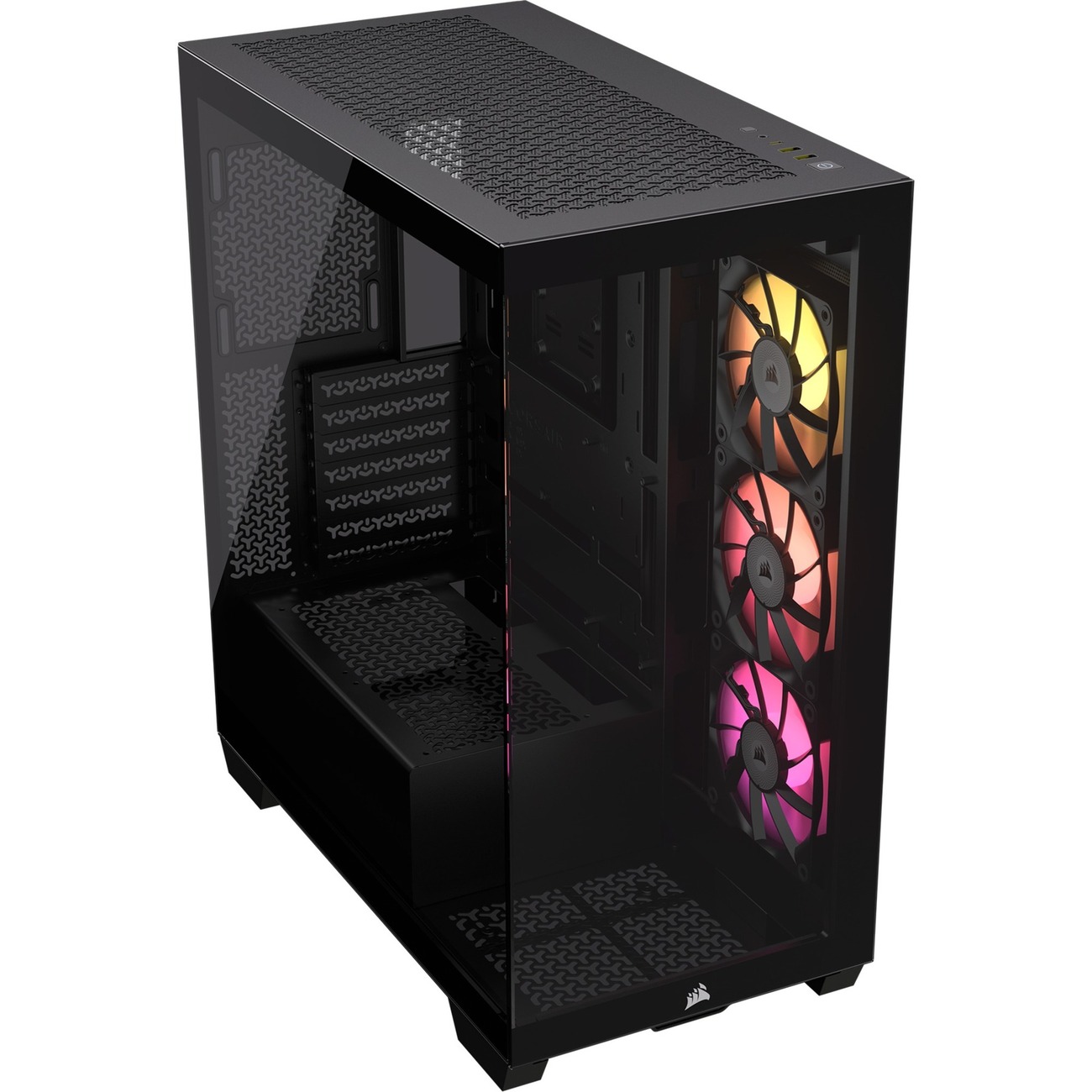 Corsair iCUE LINK 3500X RGB Black Middle Tower Vetro Temperato No-Power minITX/mATX/ATX/E-ATX