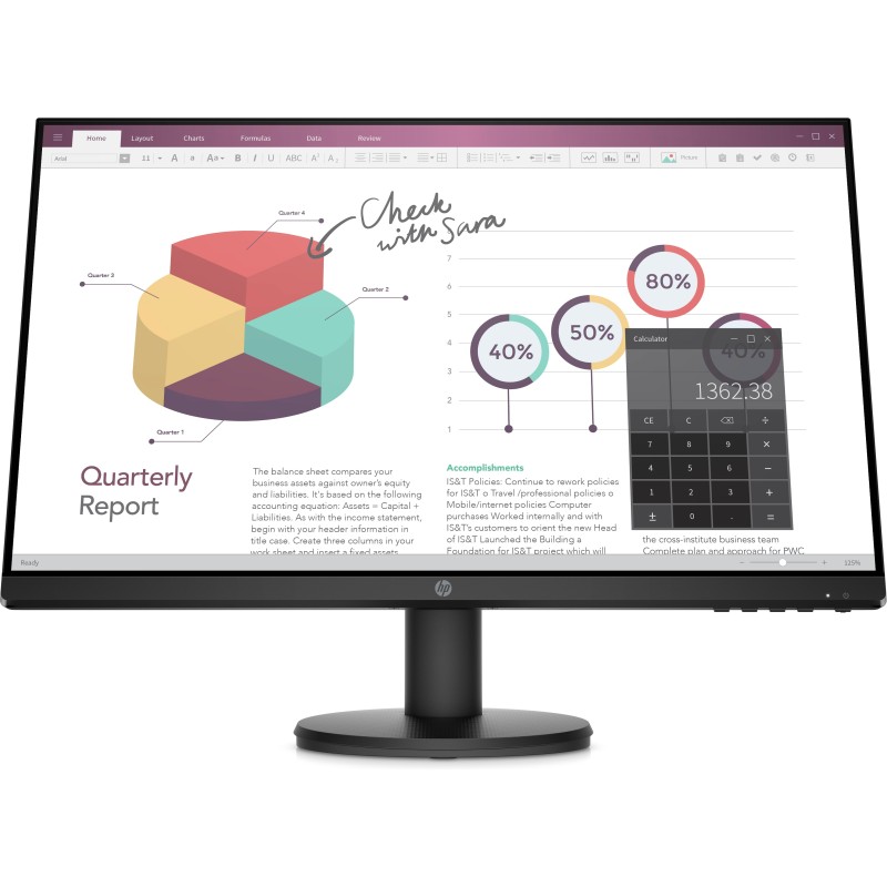 HP P24V G5 Monitor 23,8" VA 75Hz Full HD 5ms HDMI/VGA HP