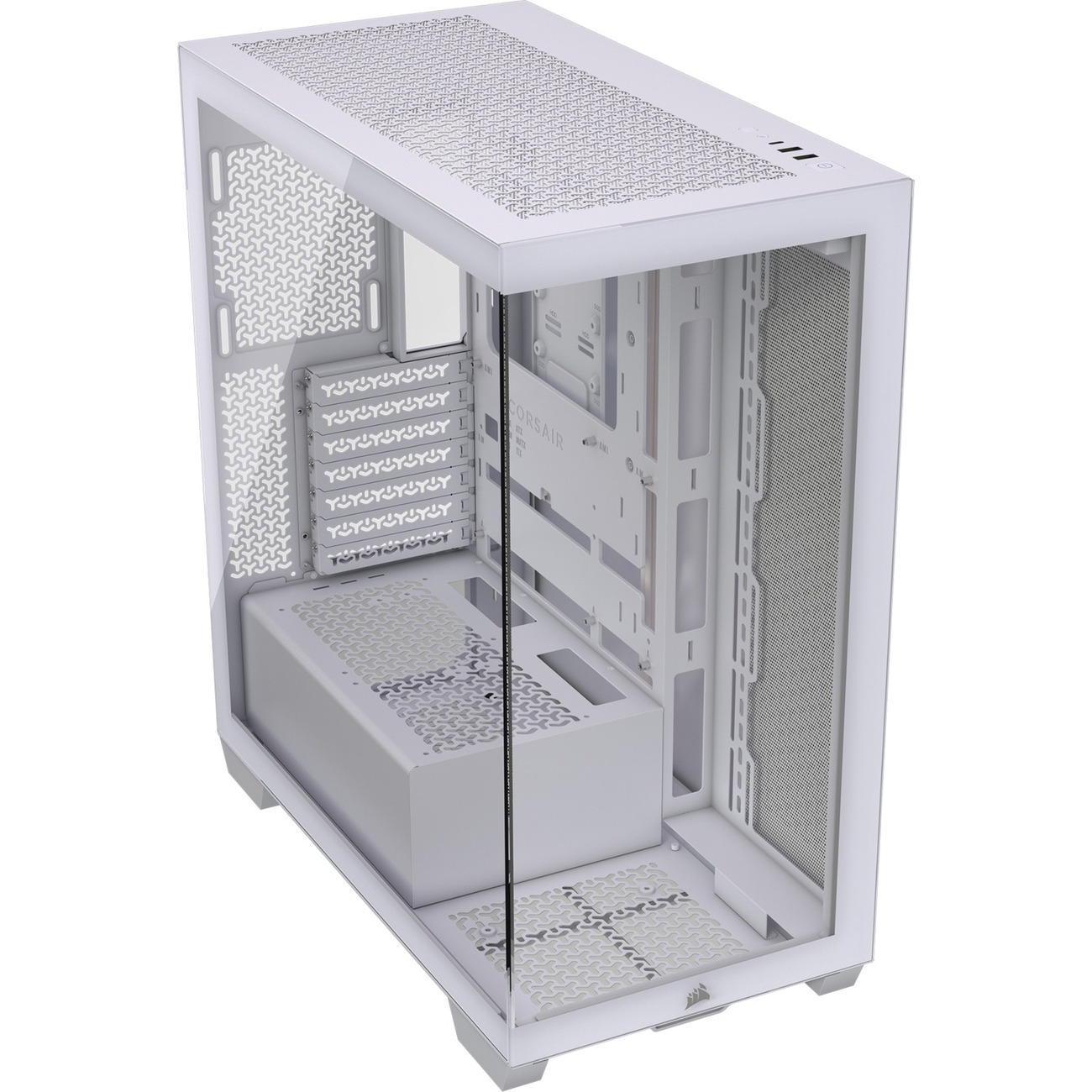 Corsair 3500X White Middle Tower Vetro Temperato No-Power minITX/mATX/ATX/E-ATX Corsair