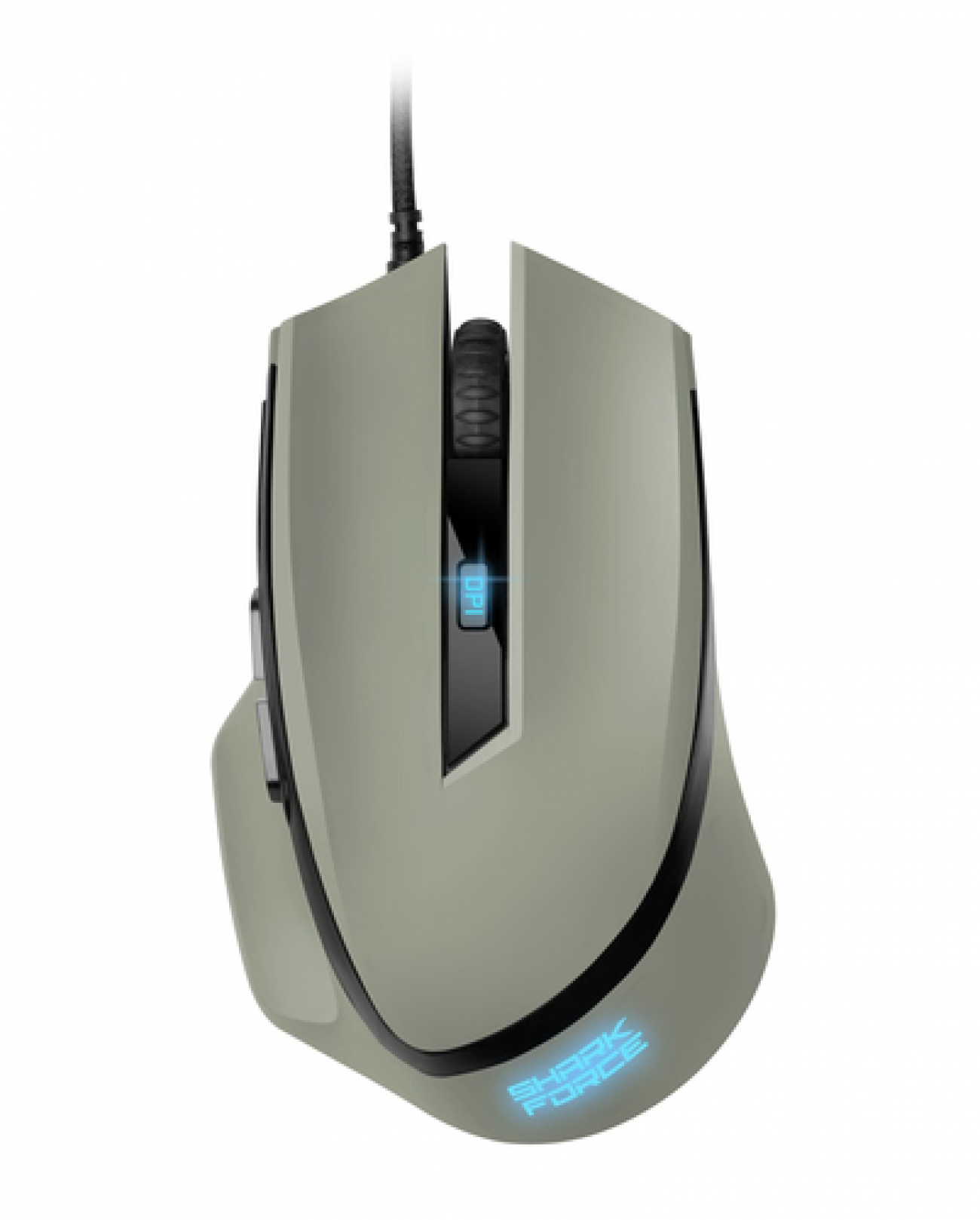 SHARKOON MOUSE GAMING SHARK-FORCE2-GR, 4200 DPI, USB, 1.8MT, GRIGIO SHARKOON