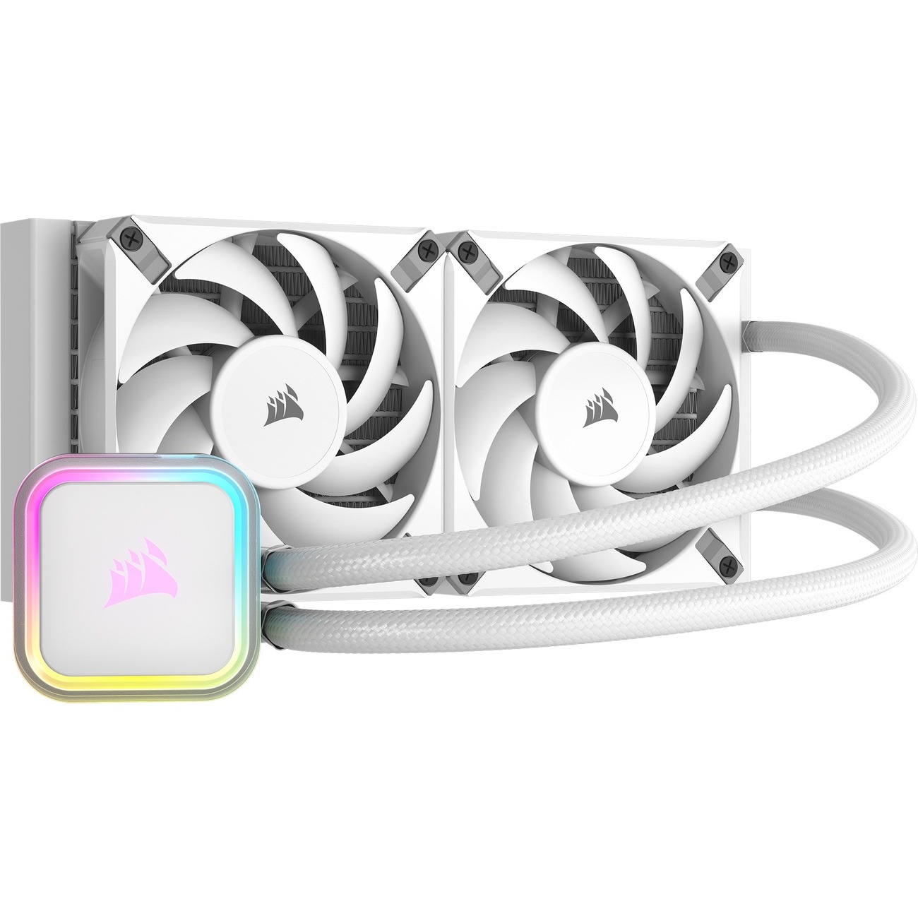 Corsair iCUE H100i RGB Elite White CPU Liquid Cooler Intel 1700/1200 AMD sTR4/AM5/AM4 Corsair