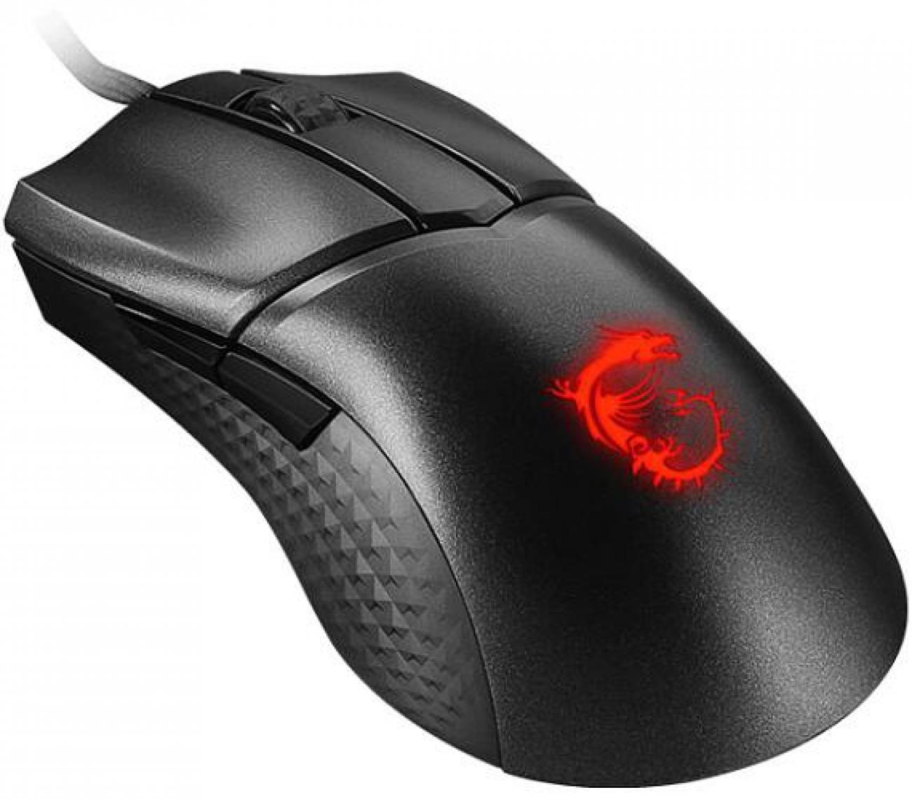 MSI MOUSE GAMING CLUTCH GM31 LIGHTWEIGHT CON FILO BLACK MSI