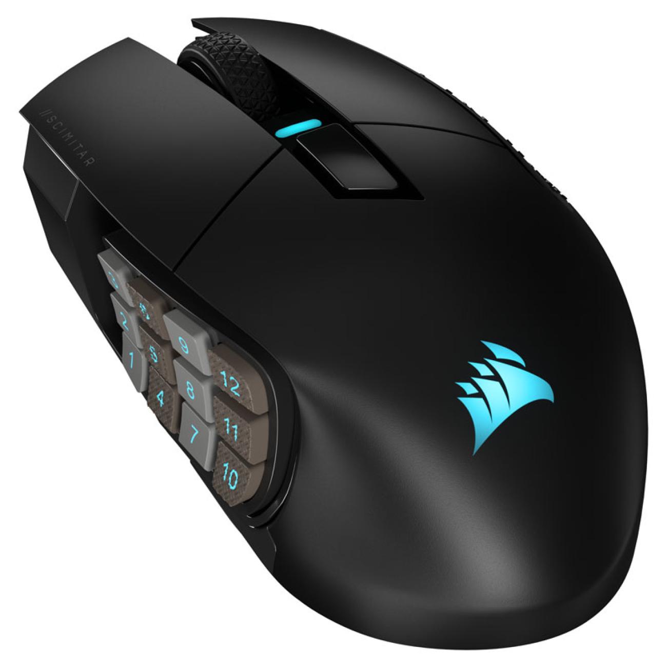 Corsair Gaming Scimitar Elite Wireless MMO Gaming Mouse - Nero