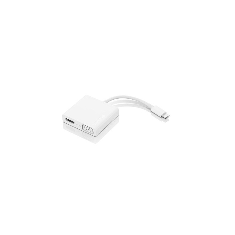 Lenovo Adattatore Video USB-C to VGA/HDMI Lenovo