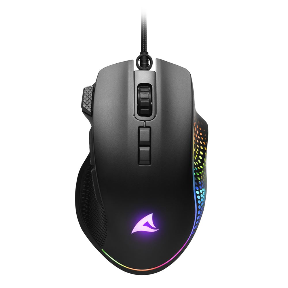 SHARKOON MOUSE 12.800 DPI, 8 pulsanti, illuminazione RGB SHARKOON