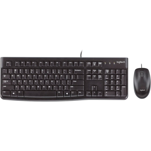 Tastiera + Mouse LOGITECH RETAIL - MK120, USB, Nera LOGITECH