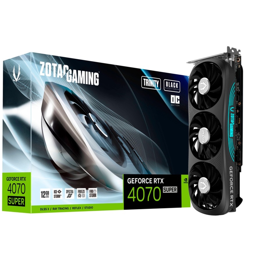 Zotac GAMING GeForce RTX 4070 SUPER Trinity OC NVIDIA 12 GB GDDR6X