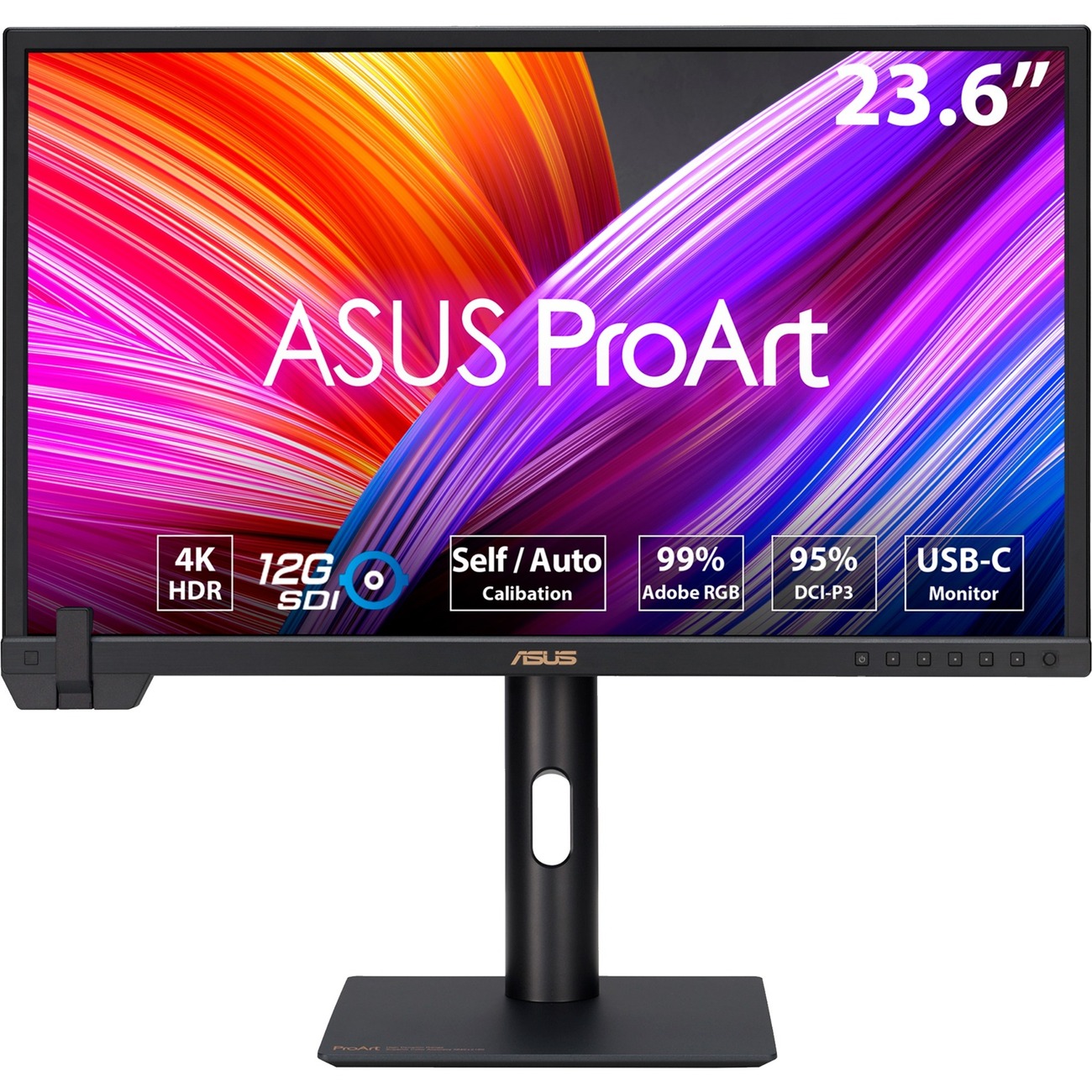 ASUS MONITOR 24 LED IPS 16:9 4K UHD, PROART, PIVOT, DP/HDMI, USB-C, CALMAN VERIFIED, MULTIMEDIALE