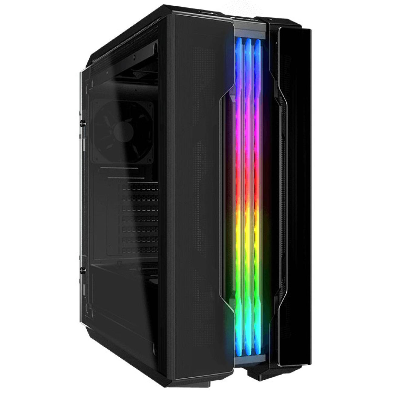 Cougar Gemini T PRO, D-RGB - Nero con Finestra