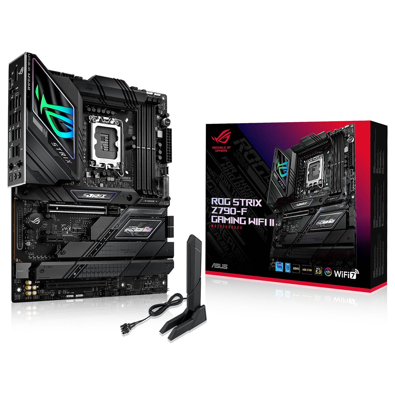 ASUS MB Z790, ROG STRIX Z790-F GAMING WIFI II, LGA 1700, DDR5, 90MB1FM0-M0EAY0, Z790 REFRESH