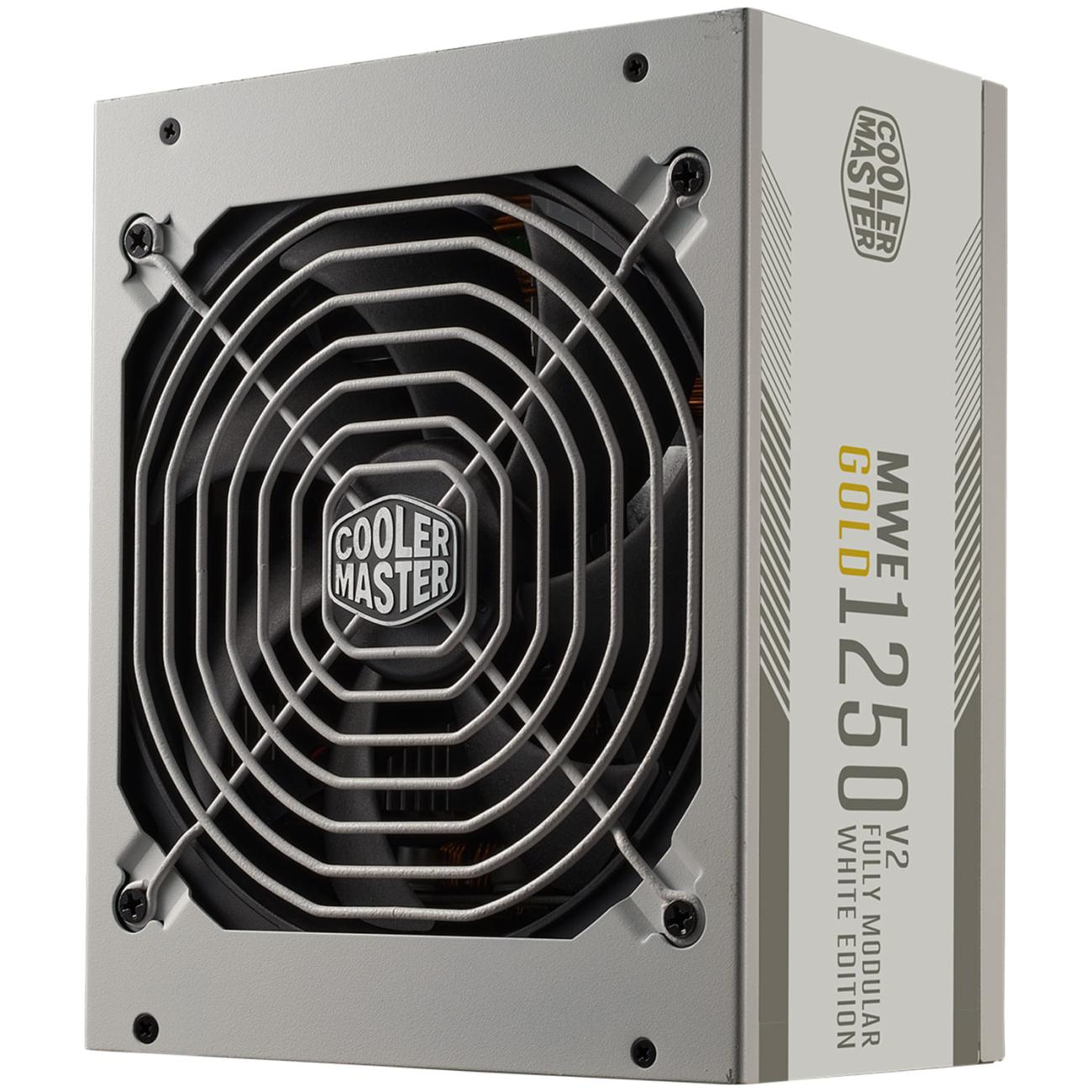 Cooler Master MWE Gold 1250 V2 Modulare, 80Plus Gold, Bianco - 1.250 watt