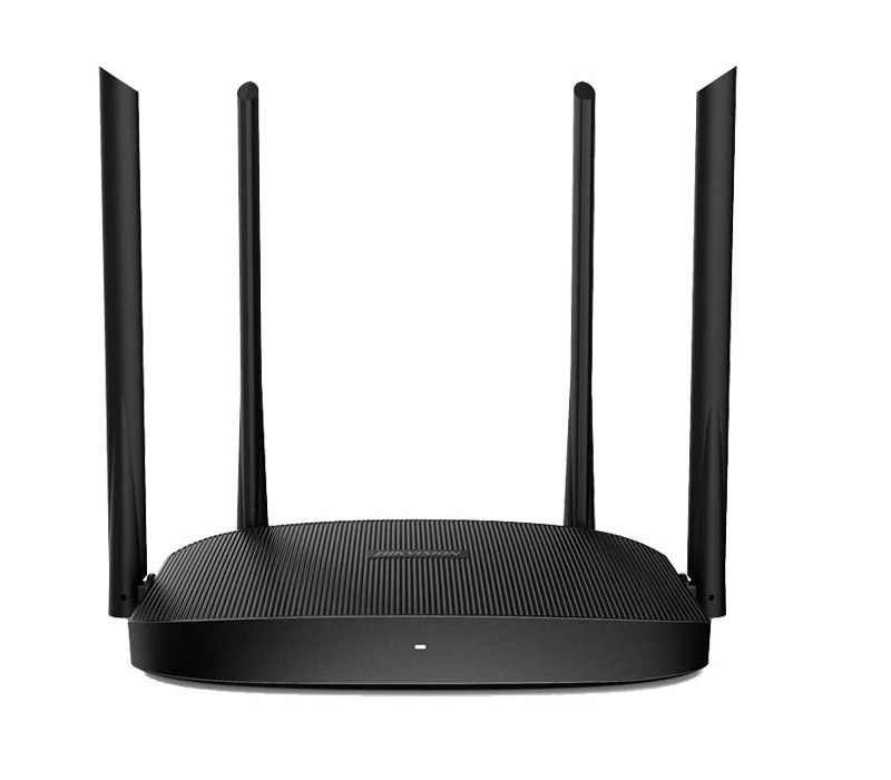 HIKVISION ROUTER WIFI 5 867MBPS + 2.4GHZ 300MBPS 3X100MBPS LAN PORT 1X100MBPS 1X100MBPS WAN PORT 4X5