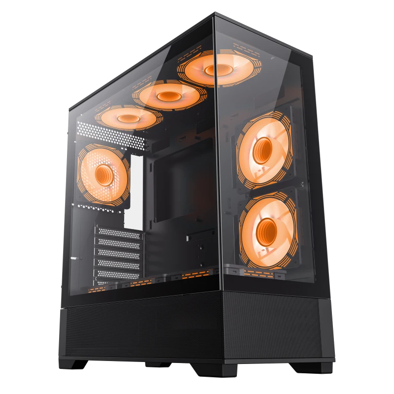 Sohoo 8052 AB ARGB Middle Tower Vetro Temperato No-Power minITX/mATX/ATX/E-ATX