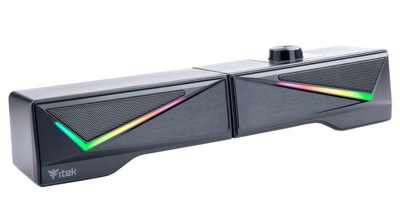 Gaming Soundbar S101 - RGB, BlueTooth, Jack 3.5mm, Touch, Modalit singola o 2.0