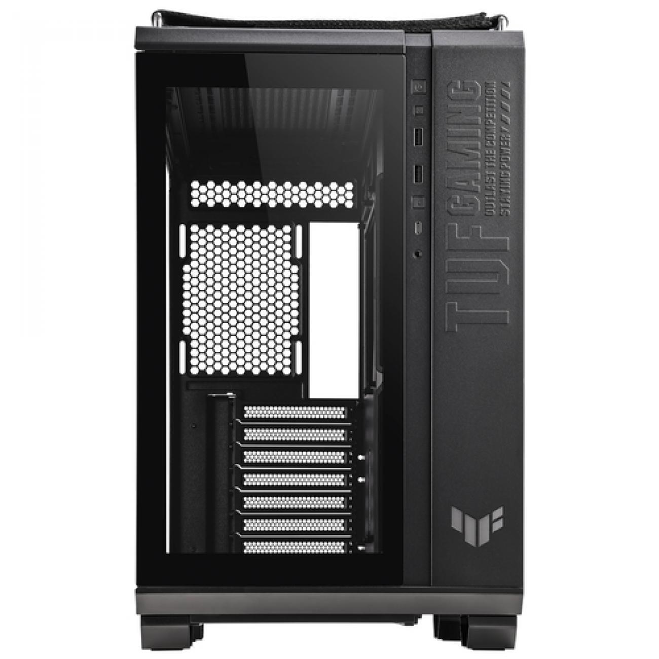 ASUS CASE GAMING GT502 TUF GAMING MID TOWER, 8+3 SLOT ESPANSIONE, 3X120MM FAN FRONT, 2X120MM FAN...