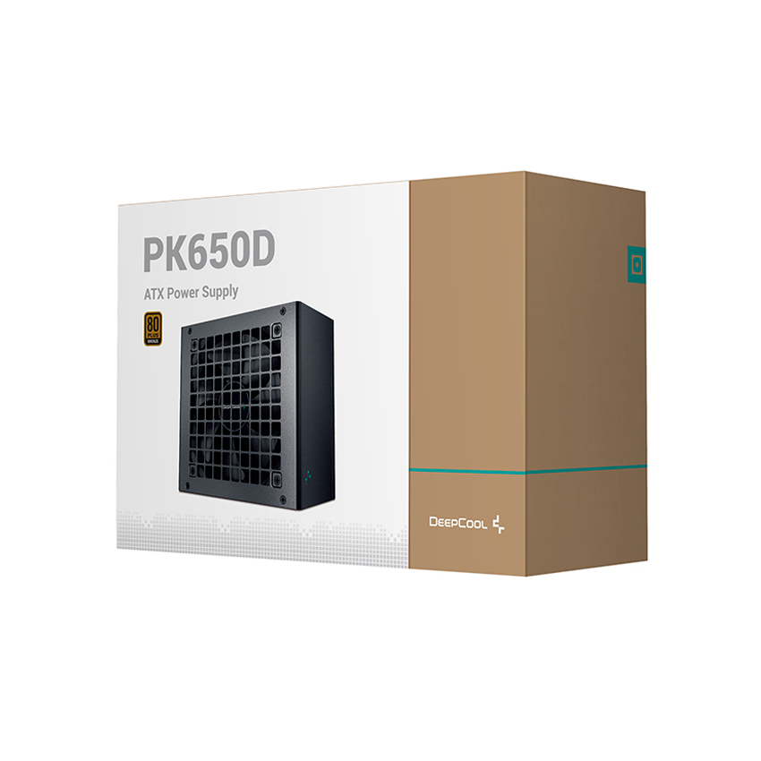 Alimentatore DeepCool PK650D – 650W , cablato, Basso Rumore, Certificazione 80 PLUS Bronze