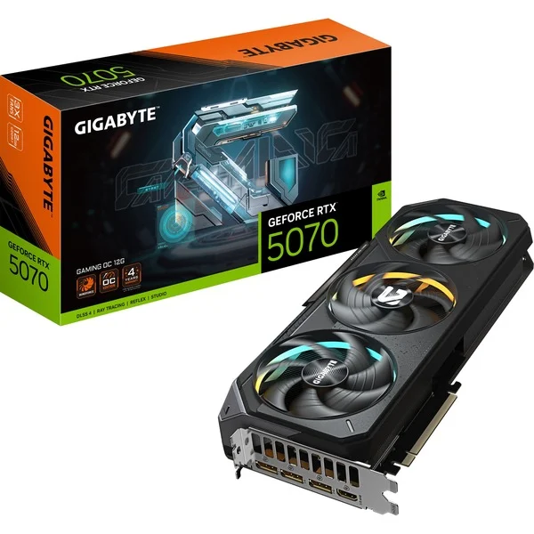 PRE-ORDINE! GIGABYTE GeForce RTX 5070 GAMING OC 12GB GDDR7 DLSS4 1*HDMI/3*DisplayPort PCi Ex 5.0 16x