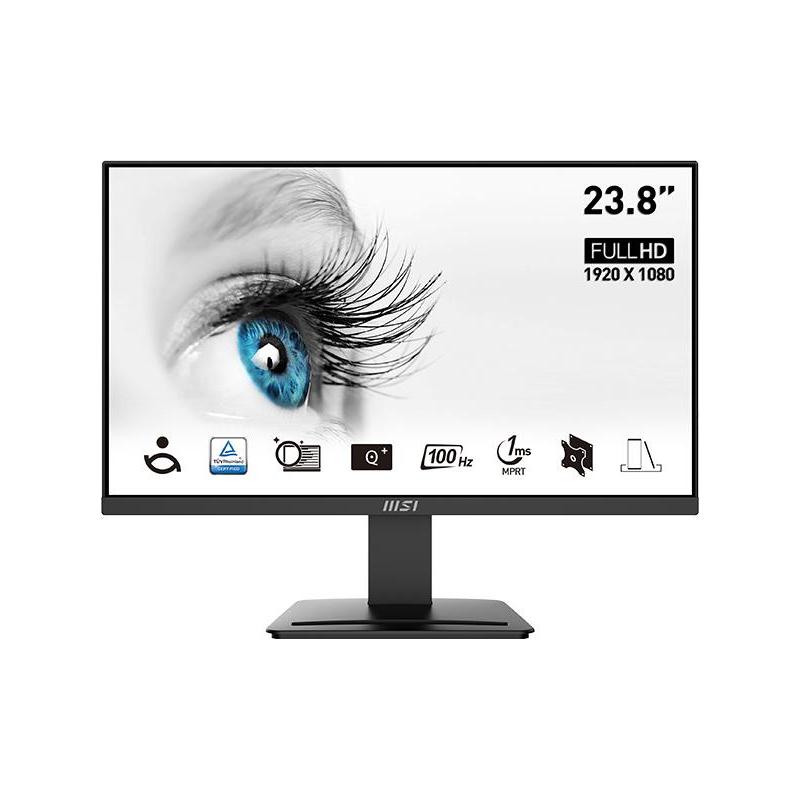 MSI MONITOR 23,8 LED IPS 16:9 FHD 1MS 300 CDM 100Hz, INCLINABILE, VESA 75X75, DP/HDMI