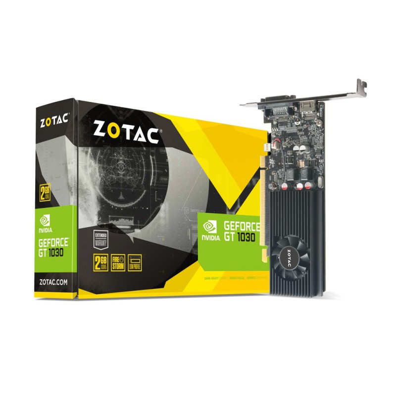 Zotac GeForce GT 1030 ZT-P10300A-10L 2GB GDDR5 DVI/HDMI PCi Ex 3.0 16x ZOTAC