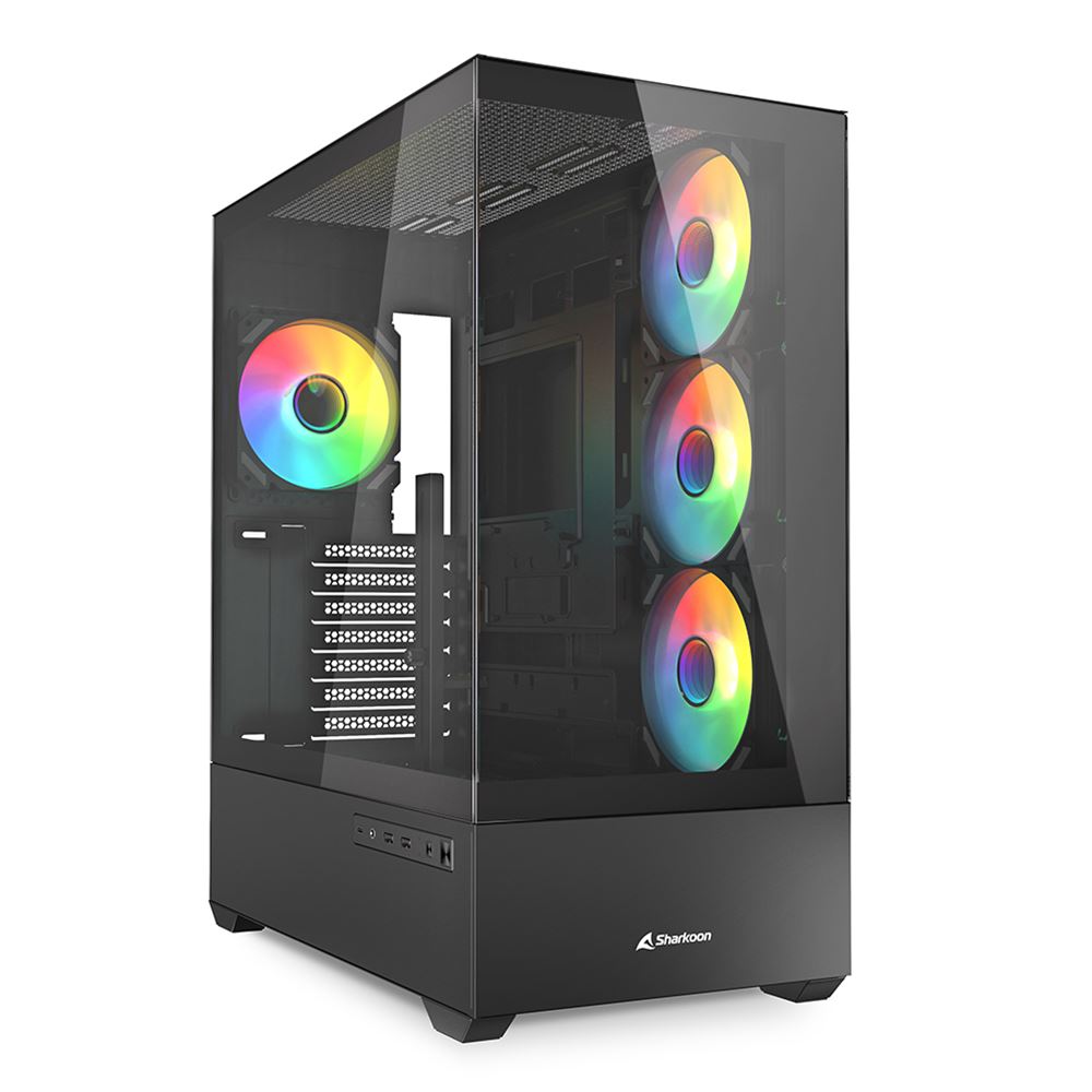 CASE AK6 RGB BLACK ATX