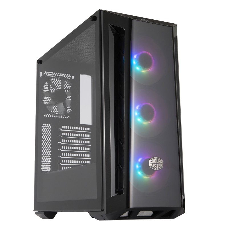 COOLER MASTER CASE MASTERBOX MB520 MID-TOWER ATX, 7 SLOT ESPANSIONE, 2XUSB 3.2, 3X120MM ARGB FAN...