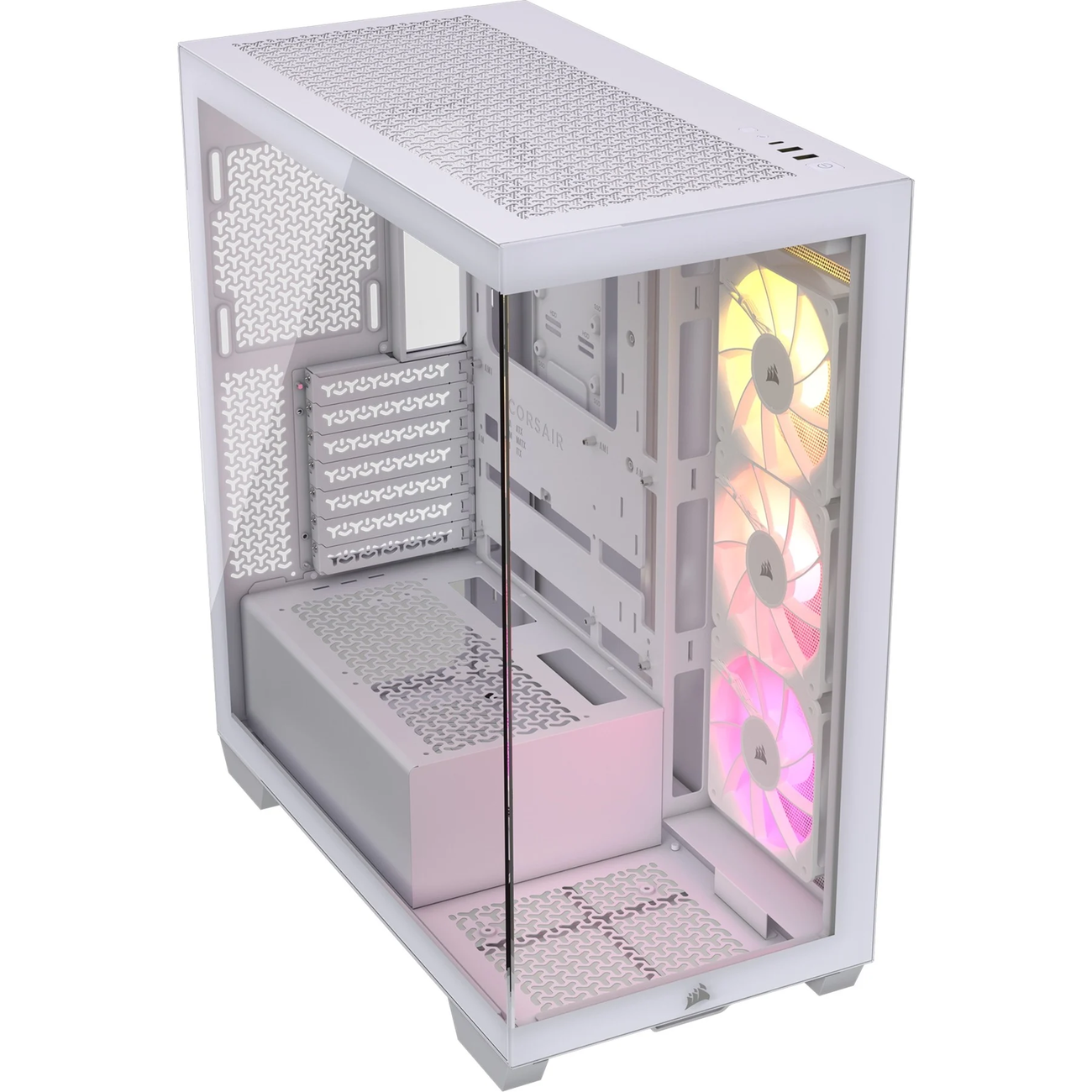 Corsair 3500X ARGB White Middle Tower Vetro Temperato No-Power minITX/mATX/ATX/E-ATX Corsair