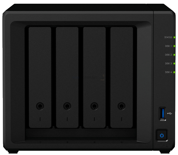 Synology NAS DS423+ 4-Bay 2.5"/3.5"/M.2 SSD/HDD, Intel Celeron J4125 2GB D4, 2xUSB3,...