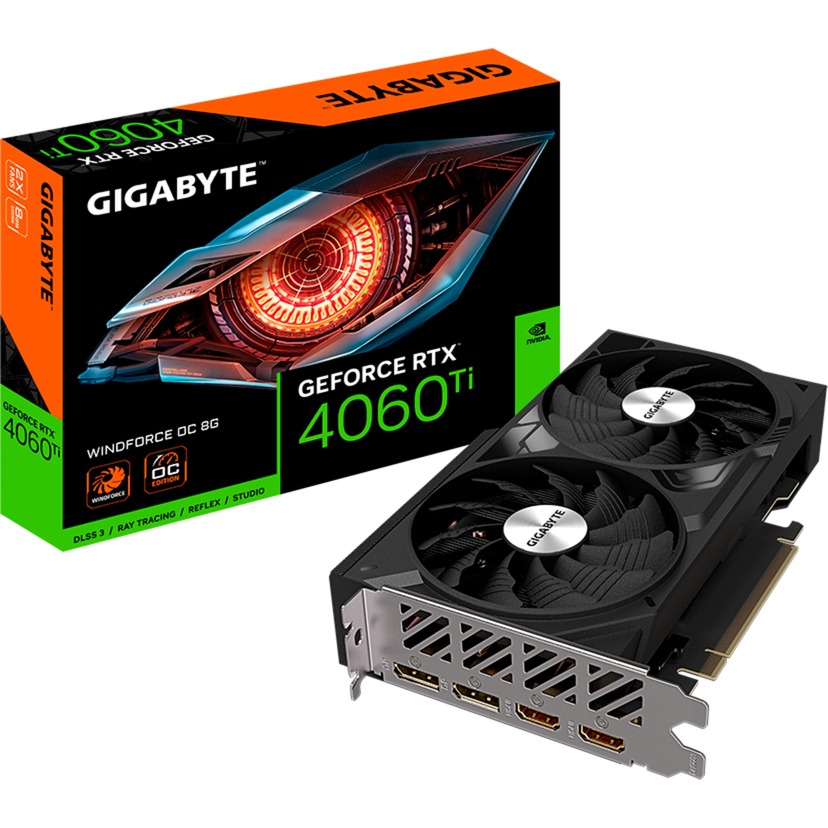 Gigabyte GeForce RTX 4060 Ti WINDFORCE OC NVIDIA 8 GB GDDR6 Gigabyte