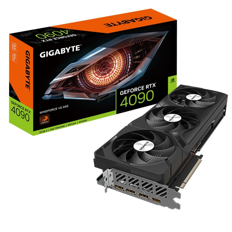 Gigabyte GeForce RTX 4090 WindForce V2 24GB GDDR6X DLSS 3 HDMI/3*DP PCi Ex 4.0 16x