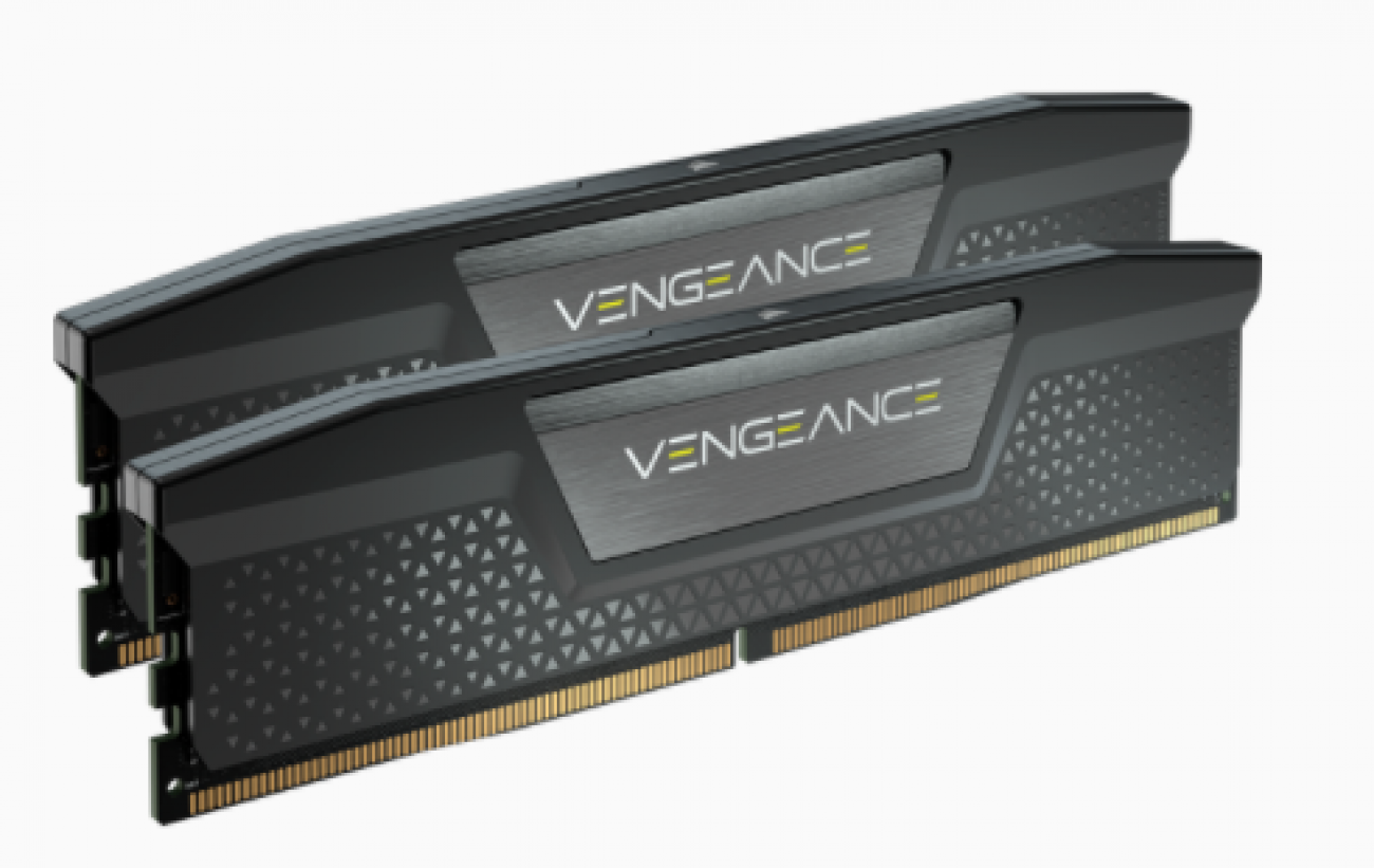 CORSAIR RAM VENGEANCE DDR5 32GB 2X16GB DDR5 5200 PC5-41600 C40 1.25V DESKTOP MEMORY - BLACK